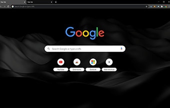 Black Silk Google Chrome Theme