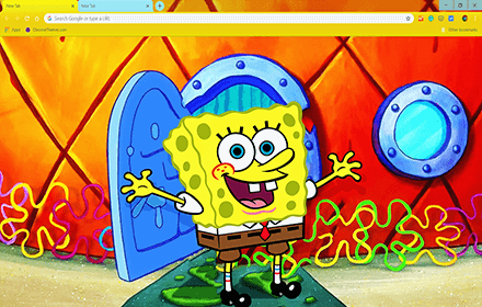 Spongebob Squarepants Google Chrome Theme