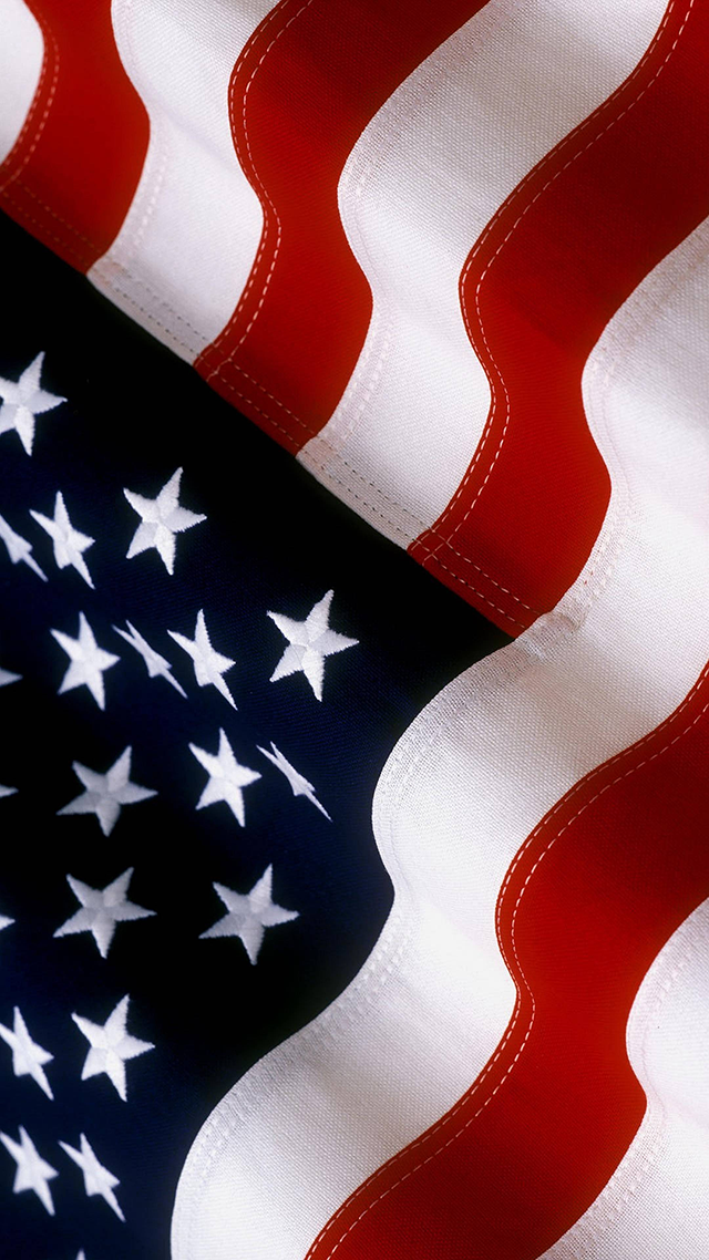 American Flag iPhone Background.