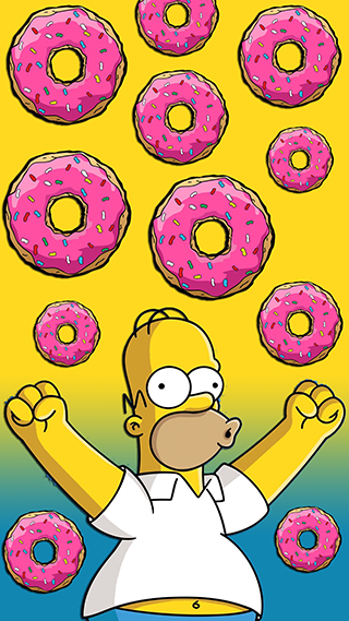 Homer Simpson iPhone Background