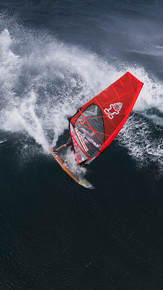 Wind Surfer High Res Phone Wallpaper